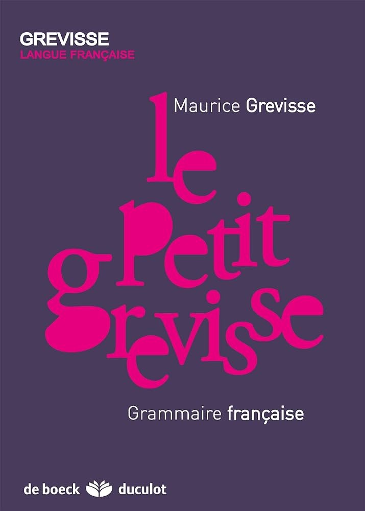 Le petit Grevisse - Click to enlarge picture.