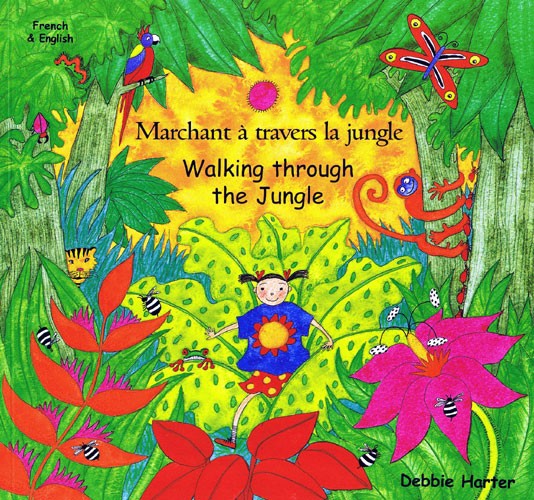 Marchant à travers la jungle - Click to enlarge picture.